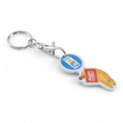 ALUMINIUM TOKEN KEY RING