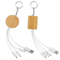 CAVO USB 3 IN 1  -BAMBU