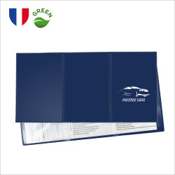 PORTE CARTE GRISE 3 VOLETS