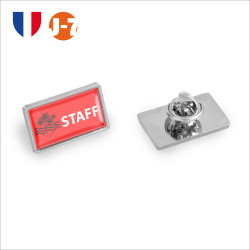 ZINC ALLOY PIN: RECTANGLE