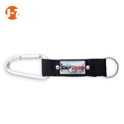 CARABINER KEY RING  60MM...