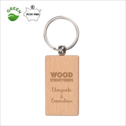 WOODEN KEYCHAIN