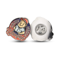 IRON STAMPED PIN - UV PRINTING