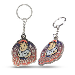 IRON KEYRING - UV PRINTING