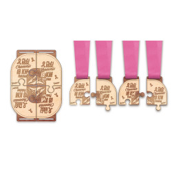 BESPOKE WOODEN MEDAL