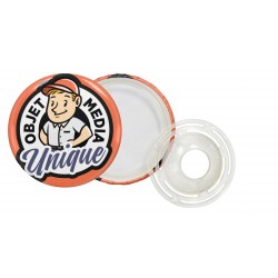BADGE BOTTONE PLA- MADE IN...