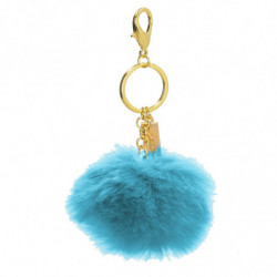 POMPON KEYCHAIN WITH...