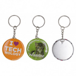 BADGE KEYCHAIN